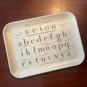 John Derian for Target alphabet tray